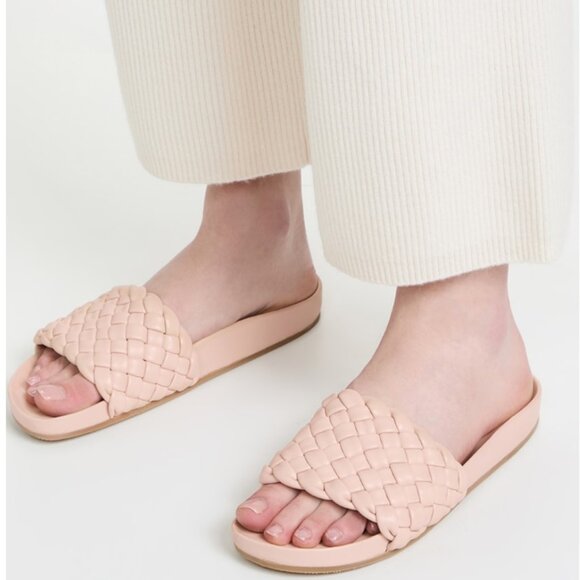 LOEFFLER RANDALL Sonnie Woven Slide Sandals Ballet Pink Womens Size 11B - Picture 10 of 10